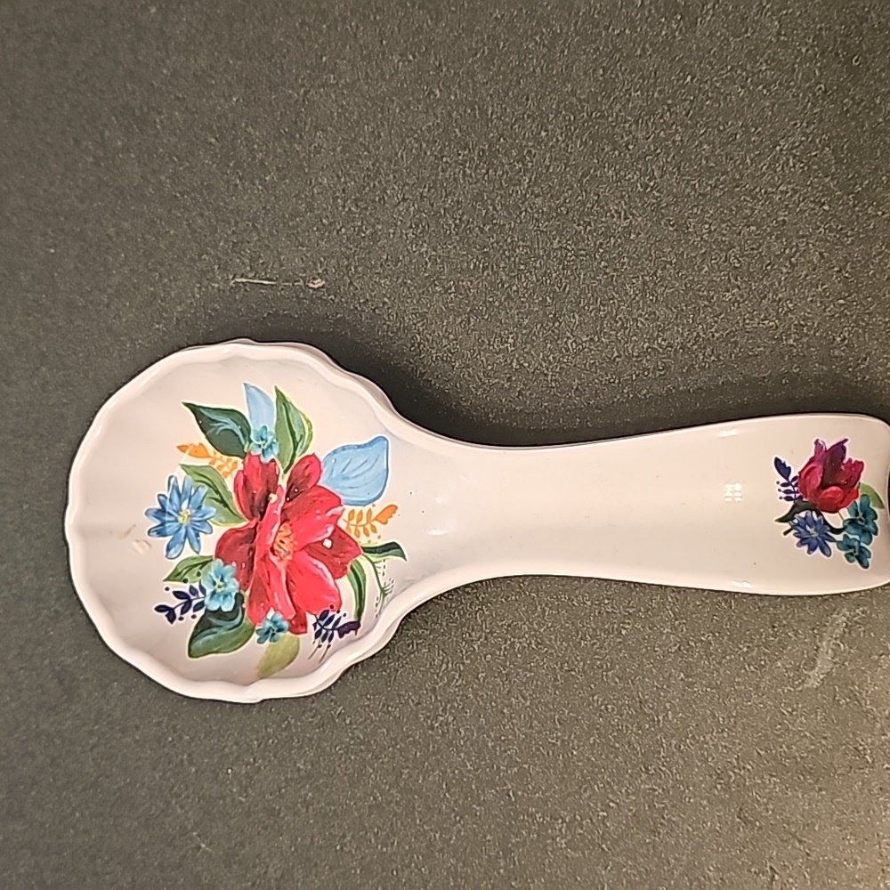 Pioneer Woman floral spoon rest